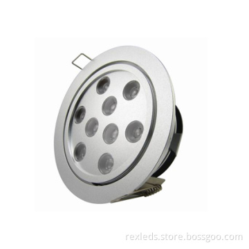9 Pcs 1w Led Down Light Fixtures Rex-d027-9w, Energy Saving Cabinet Lighting Fixtures For Office